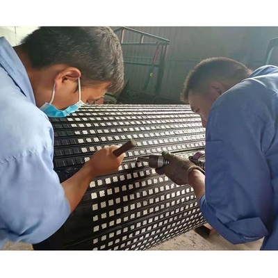 แถบยางเซรามิกสายพานลำเลียงกลอง Lagging Pulley Lagging Sheet 10m In Rolls