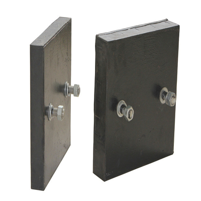Anti Aggression Bolt On Rubber Ceramic Liner ซับในรางเซรามิก