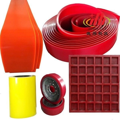 โรงบดลูกบอลและโรงบดทราย Polyurethane Lining Wear Liner