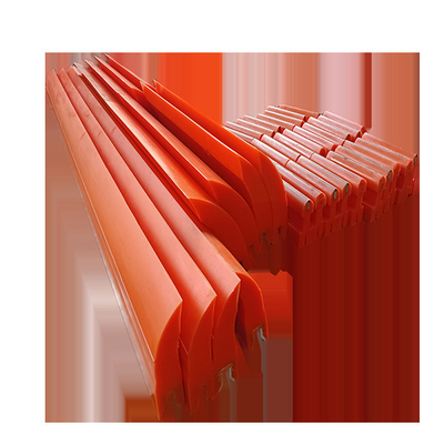 เครื่องทำความสะอาดสายพานยูรีเทนสำหรับการขุดถ่านหิน PU Scraper Belt Cleaner Blade