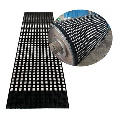 มู่เล่ย์เซรามิกทนต่อการลื่นสวมกันลื่น CN Bonding Layer ยางกลองเซรามิกปกคลุมด้วยวัตถุฉนวน