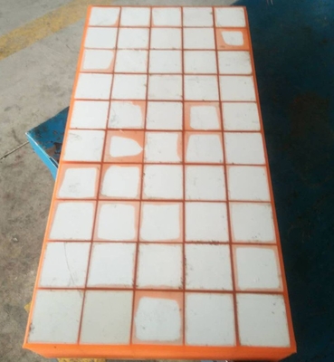 การทำเหมืองและผลิตภัณฑ์โพลียูรีเทนแบบรวม Polyurethane Ceramic Wear Liner