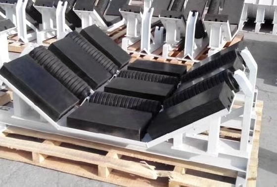 เตียงกระแทกสายพานลำเลียงพร้อมบาร์กระแทก UHMWPE แรงเสียดทานต่ำ