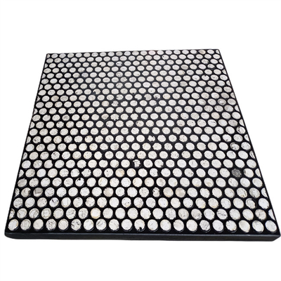 Hot Vulcanization Alumina Ceramic Liner รอยบุผิวเซรามิกอุตสาหกรรมสำหรับแร่