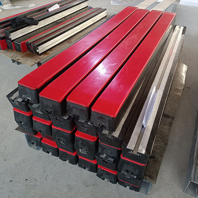 เตียงกระแทกสายพานลำเลียงพร้อมบาร์กระแทก UHMWPE แรงเสียดทานต่ำ