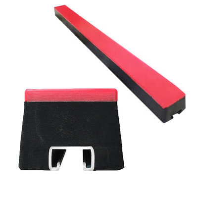 UHMW PE Capped Conveyor Impact Bars 100 * 55mm 100 * 75mm Impact Buffer Bar