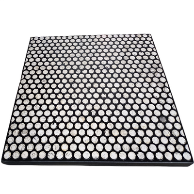 92% AI2O3 Alumina Ceramic Liner Chute Rubber Ceramic Liners สำหรับการขุด