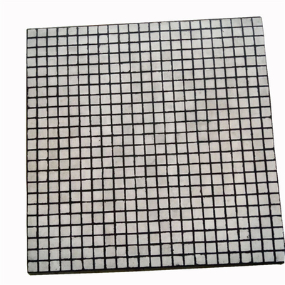 CN Backed Alumina Ceramic Liner Cylinder Hexagonal Rubber Ceramic Lining
