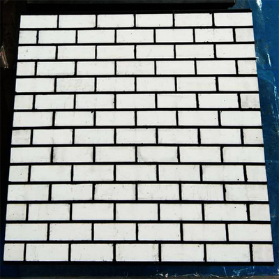 CN Backed Alumina Ceramic Liner Cylinder Hexagonal Rubber Ceramic Lining