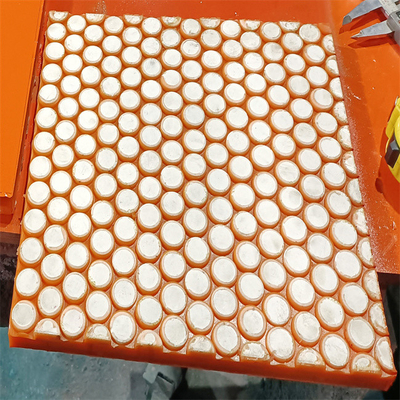 ซับในรางน้ำเซรามิกอุตสาหกรรม โพลียูรีเทน PU Magnet Backed Lining