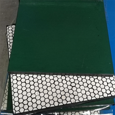 Cn Bonding Layer Ceramic Wear Liner Alumina Ceramic Tiles For Mining Conveyor