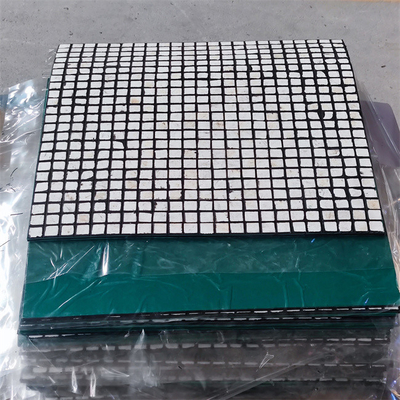 95% High Alumina Ceramic Liner Rubber Ceramic Lining steel backing