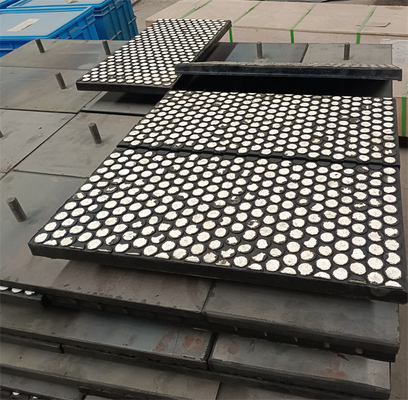 95% High Alumina Ceramic Liner Rubber Ceramic Lining steel backing